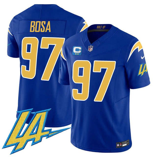 Men's Chargers Vapor Limited Jersey V2 - All Stitched - Royal - Joey Bosa — view 1