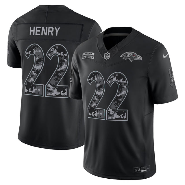 Baltimore Ravens 2026 Salute to Service Vapor Limited Jersey - All Stitched - Derrick Henry — view 1