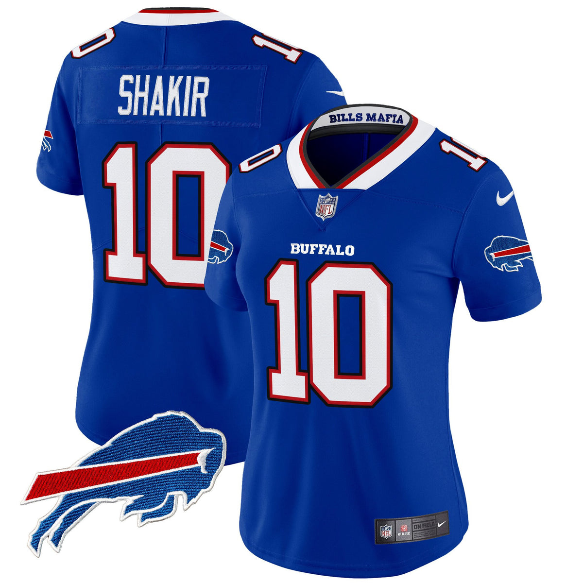Women's Buffalo Bills 2025 Rivalries Vapor Limited Jersey - All Stitched - Royal - Khalil Shakir — view 1