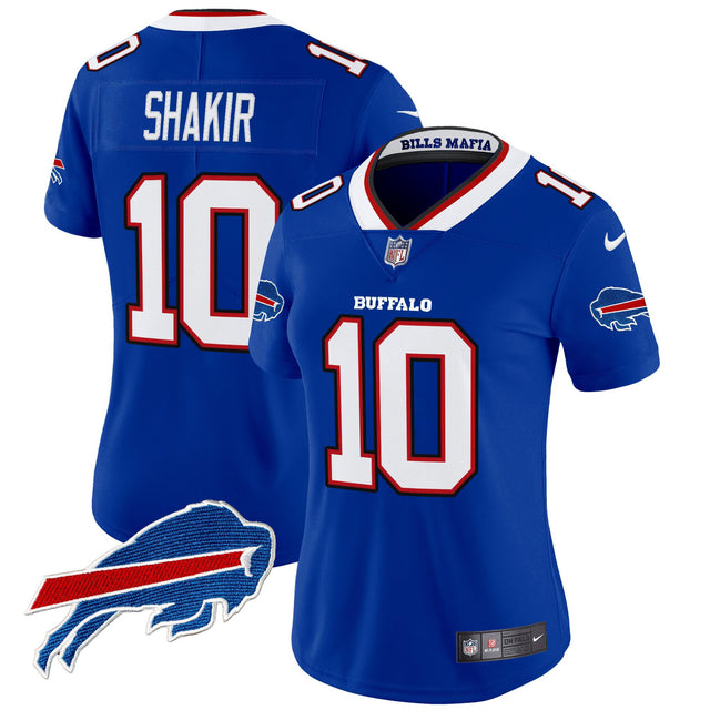 Women's Buffalo Bills 2025 Rivalries Vapor Limited Jersey - All Stitched - Royal - Khalil Shakir — view 1