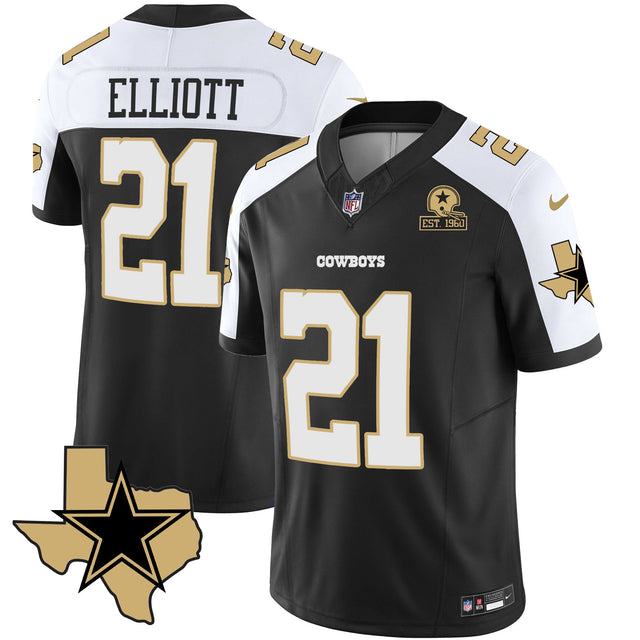 Men's Cowboys Special Vapor Limited Jersey - All Stitched - Alternate - Ezekiel Elliott — view 1