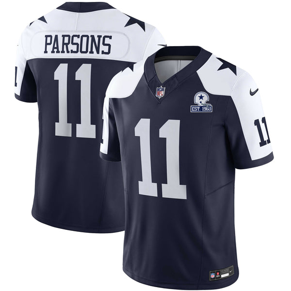 Men's Cowboys Throwback Limited Vapor Jersey V2 - All Stitched - 2004 - Micah Parsons — view 1