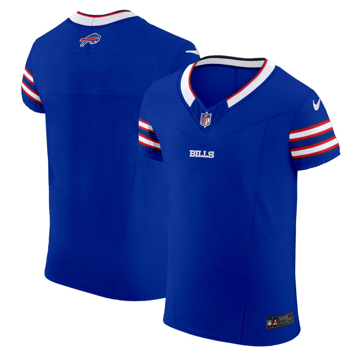 Buffalo Bills Blank Elite Jersey - All Stitched - Royal — view 1