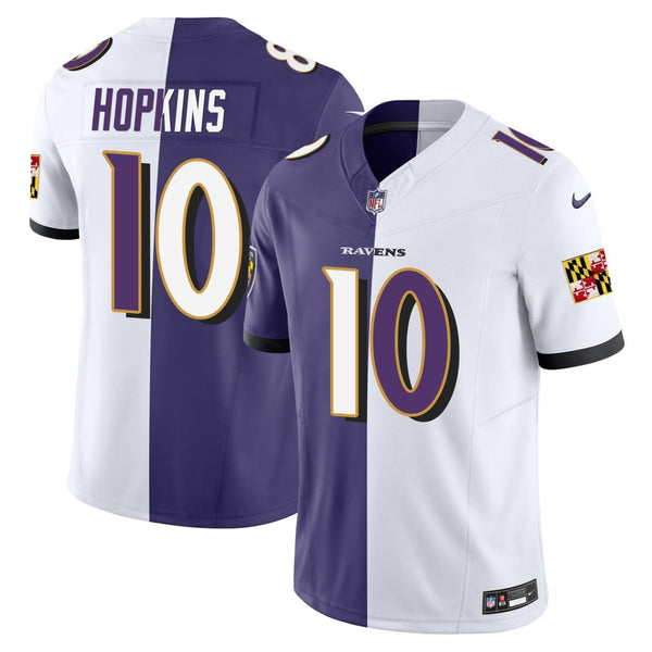 Baltimore Ravens Split Jersey - All Stitched - DeAndre Hopkins — view 1