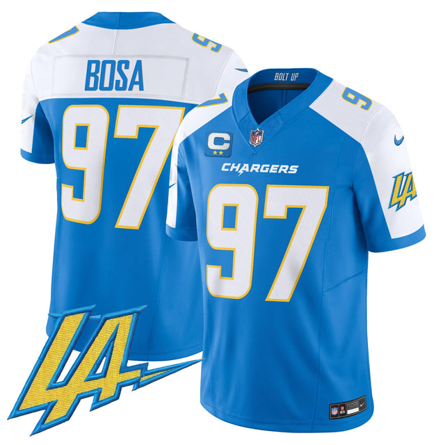 Men's Chargers Vapor Limited Jersey V2 - All Stitched - Blue Alternate - Joey Bosa — view 1