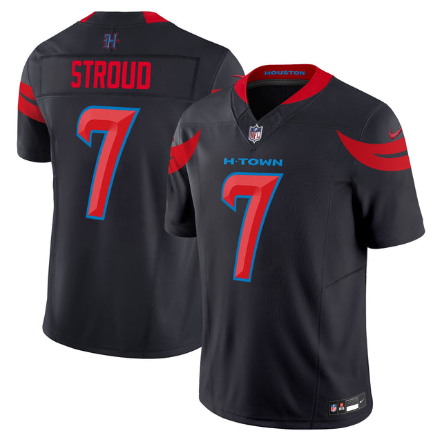 Men's Houston Texans 2024 Vapor Limited Jersey V3 - All Stitched - Navy Limited - C.J. Stroud — view 1