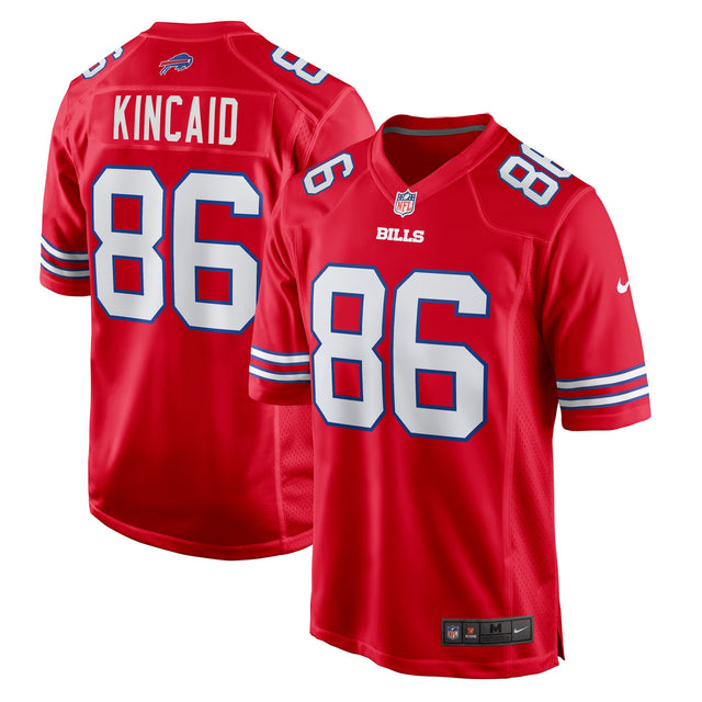 Dalton Kincaid Buffalo Bills Red Jersey - All Stitched - Dalton Kincaid — view 1