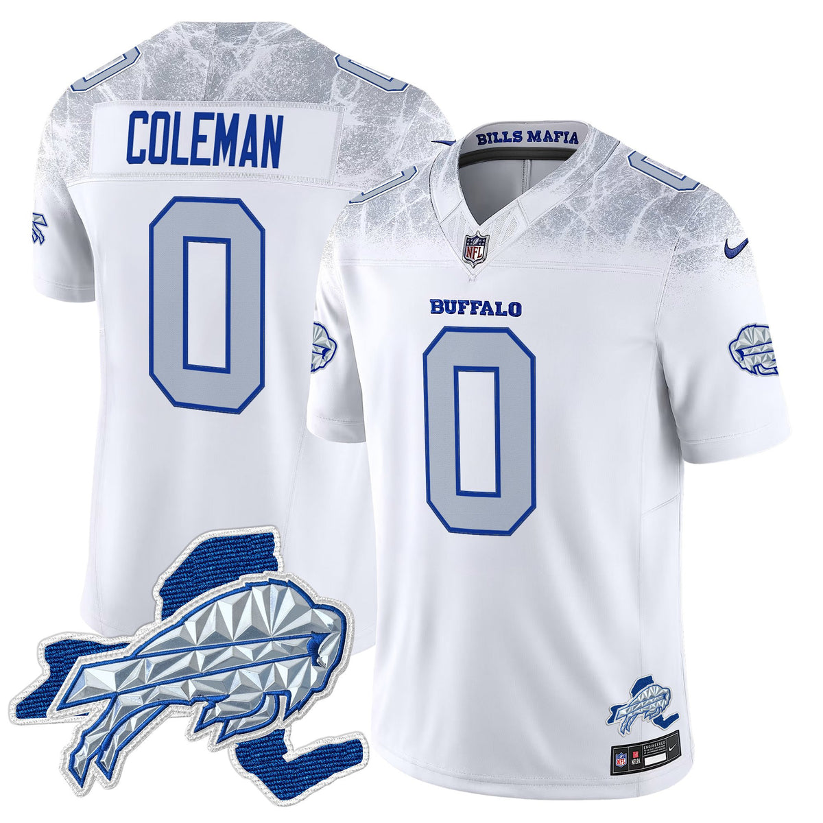 Buffalo Bills 2025 Rivalries Vapor Limited Jersey - New York Patch - All Stitched - Keon Coleman — view 1