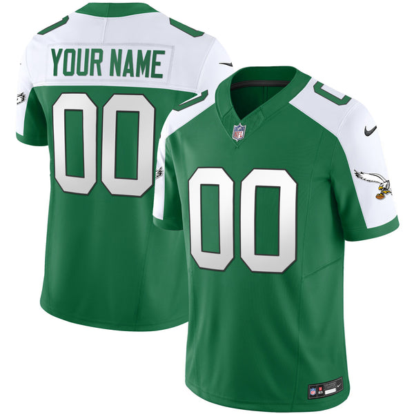 Eagles Kelly Green Vapor Limited Custom Jersey - All Stitched - Kelly Alternate — view 1