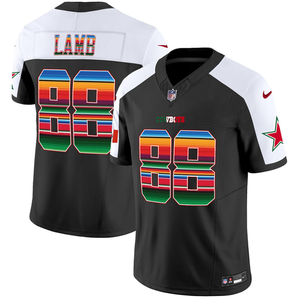 Men's Cowboys Mexico Vapor Limited Jersey V2 - All Stitched - Alternate - CeeDee Lamb — view 1