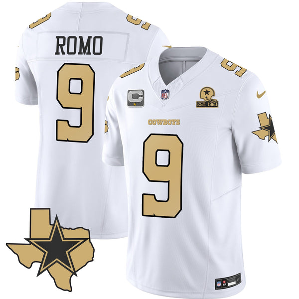 Men's Cowboys Special Vapor Limited Jersey - All Stitched - White - Tony Romo — view 1