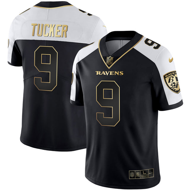 Men's Ravens Gold Vapor Jersey - All Stitched - Alternate - Justin Tucker — view 1