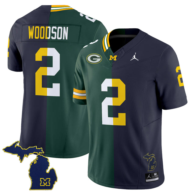 Charles Woodson Green Bay Packers Split Vapor Limited Jersey - All Stitched - Charles Woodson — view 1