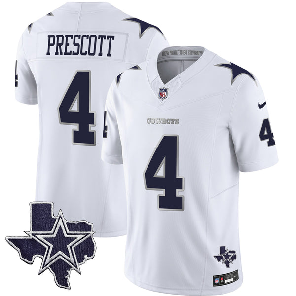 Dallas Cowboys 2024 Winter Warrior Vapor Limited Jersey - All Stitched - Dak Prescott — view 1