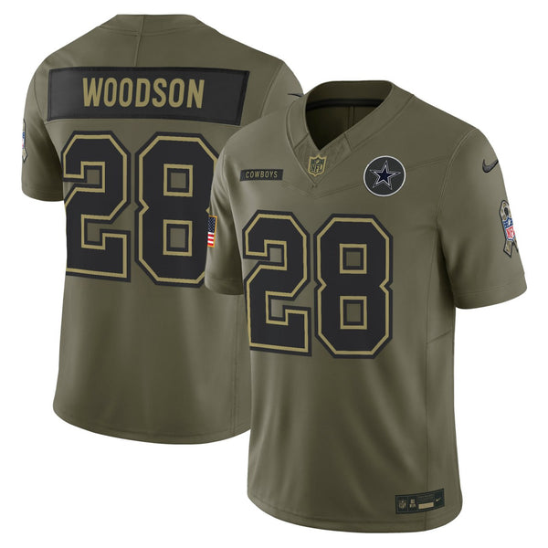 #28 Darren Woodson Dallas Cowboys 2025 Salute to Service Vapor Limited Jersey - All Stitched - Darren Woodson — view 1