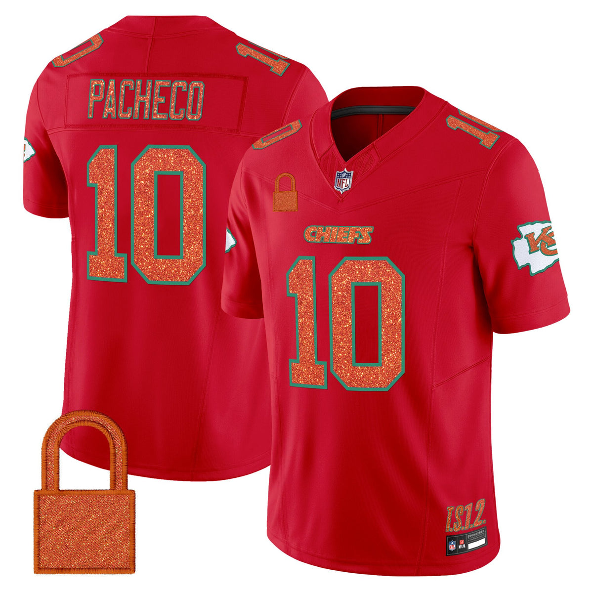 Men's Kansas City Chiefs 'Taylor Swift - TS12 - The Life of a Showgirl' Vapor Limited Jersey - All Stitched — view 1