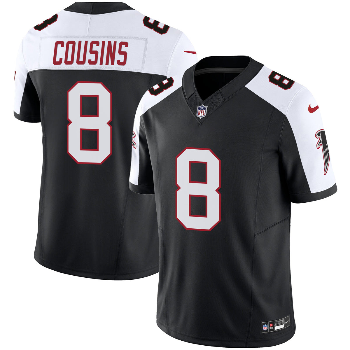 Kirk Cousins Atlanta Falcons Vapor Limited Jersey - All Stitched - Alternate — view 1