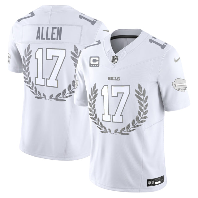 Buffalo Bills Platinum MVP Vapor Limited Jersey - All Stitched - Josh Allen — view 1