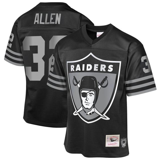 Men's Las Vegas Raiders Throwback Player Jersey - All Stitched - Black Limited - Marcus Allen — view 1