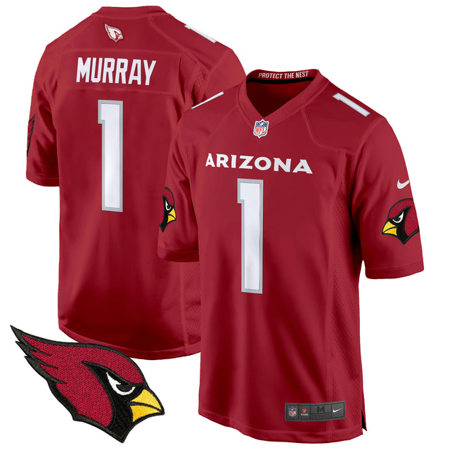 Men's Arizona Cardinals 2024 Game Jersey - All Stitched - Red - Kyler Murray — view 1