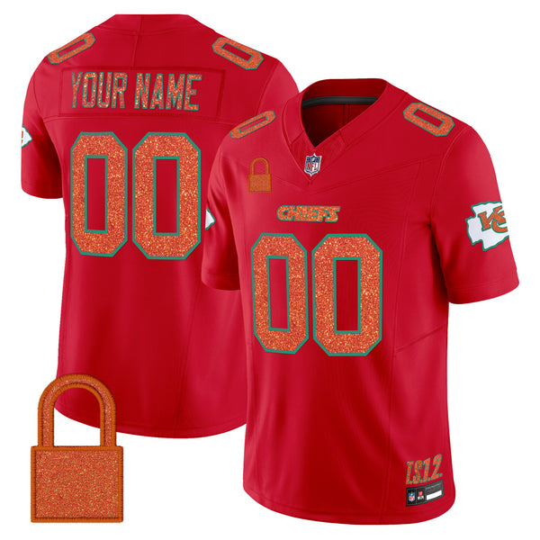 Kansas City Chiefs 'Taylor Swift - TS12 - The Life of a Showgirl' Vapor Limited Custom Jersey - All Stitched — view 1