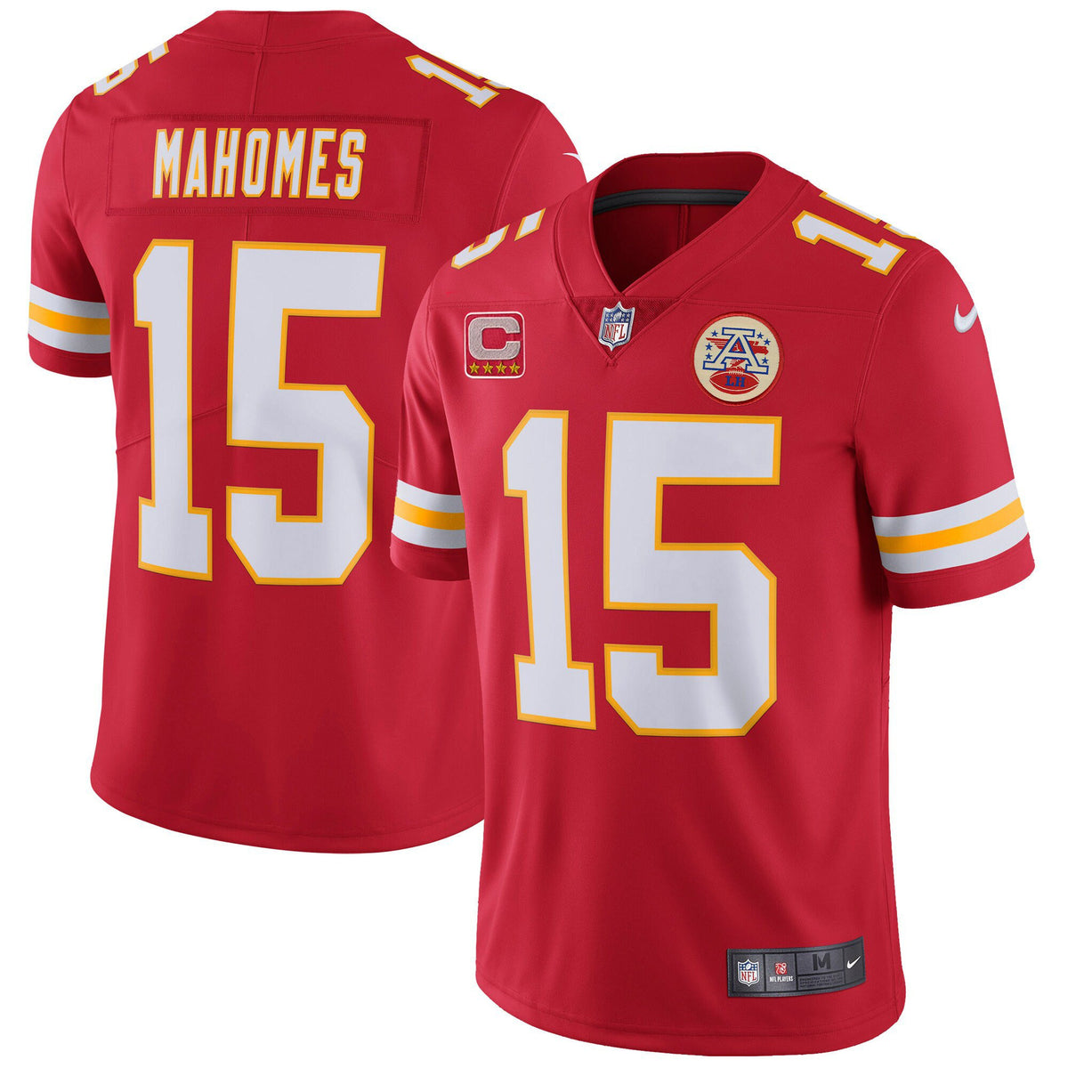 Men's Chiefs Player Vapor Jersey - All Stitched - Red - Patrick Mahomes — view 1