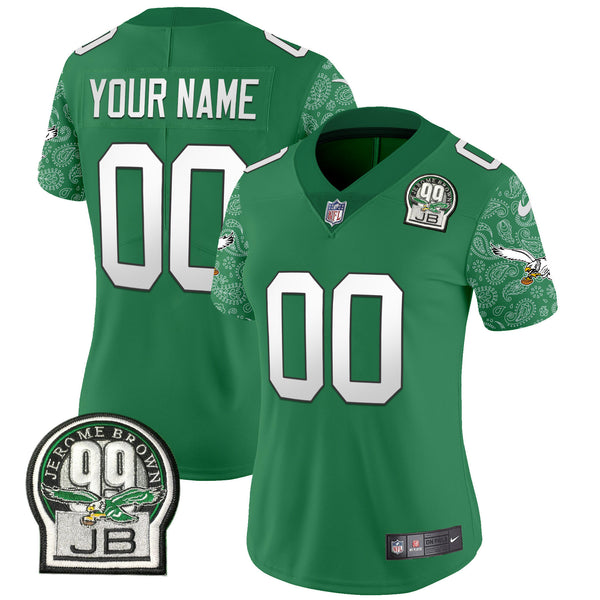 Eagles Kelly Green Vapor Limited Custom Jersey V4 - All Stitched - Kelly Green — view 1