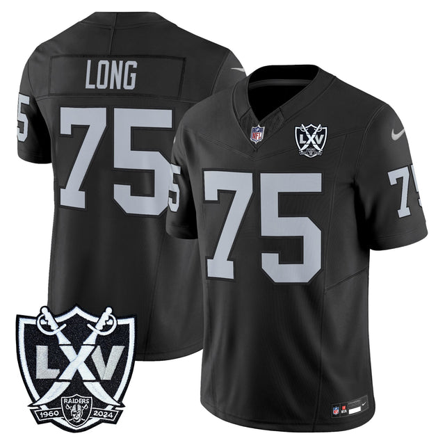 Men's Las Vegas Raiders 2026 Vapor Limited Jersey - All Stitched - Black - Howie Long — view 1