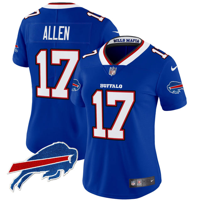Women's Buffalo Bills 2025 Rivalries Vapor Limited Jersey - All Stitched - Royal - Josh Allen — view 1