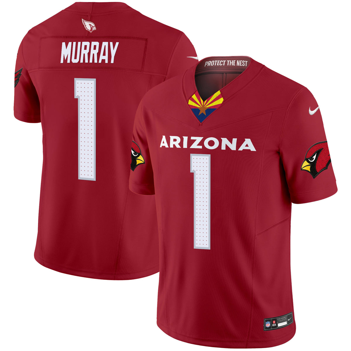 Men's Arizona Cardinals 2024 Special Vapor Limited Jersey V2 - All Stitched - Red - Kyler Murray — view 1