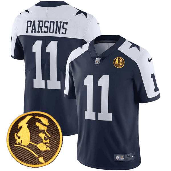 Men's Dallas Cowboys John Madden Honoring Patch Jersey - All Stitched - Alternate - Micah Parsons — view 1