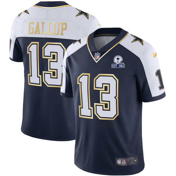 Men's Cowboys Vapor Gold Jersey - All Stitched - Alternate - Michael Gallup — view 1