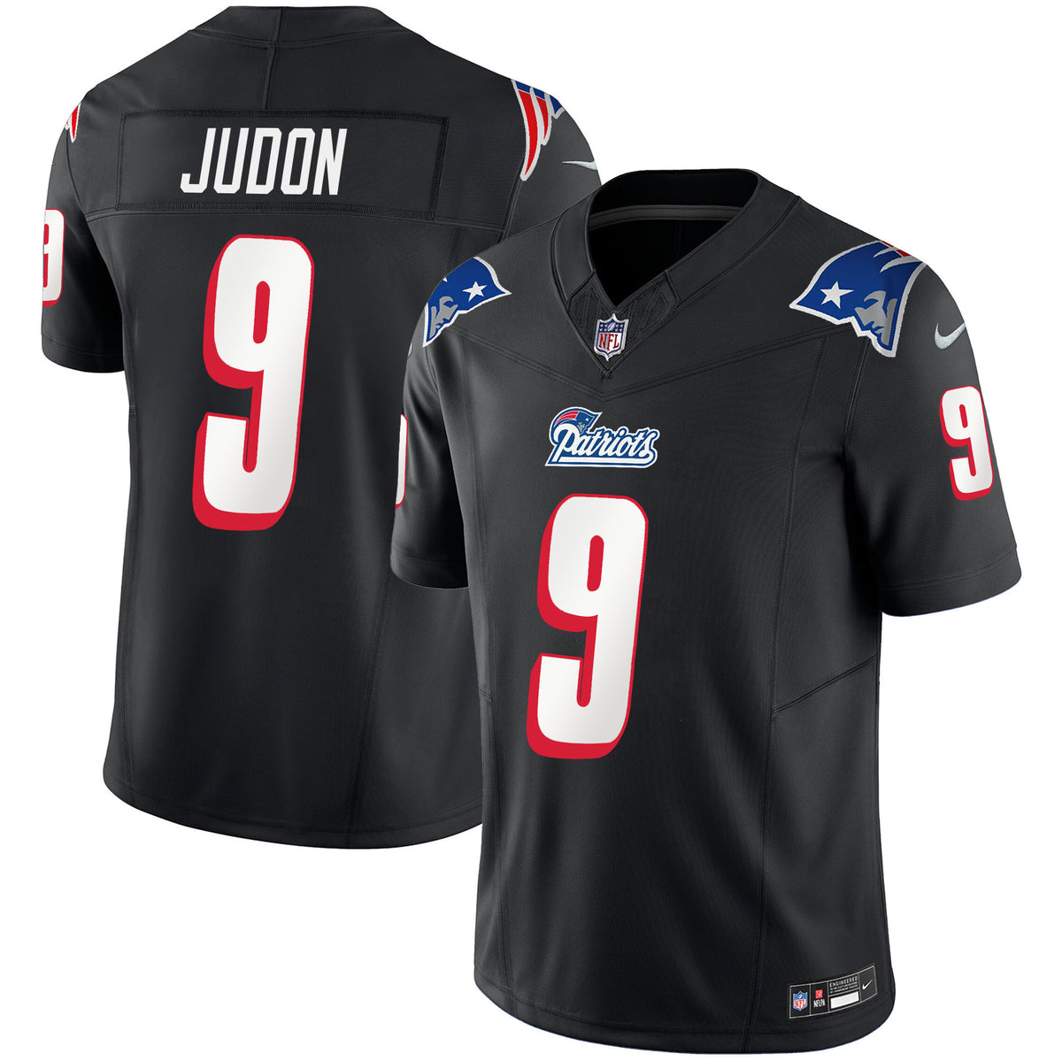 Youth's Patriots 1996 Throwback Limited Vapor Jersey - All Stitched - Black - Matthew Judon — view 1