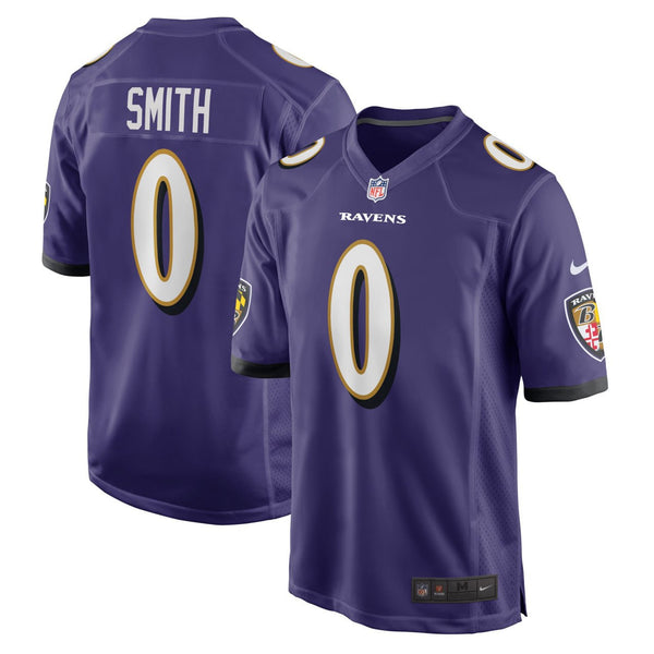 Roquan Smith Baltimore Ravens Purple Jersey - All Stitched - Roquan Smith — view 1