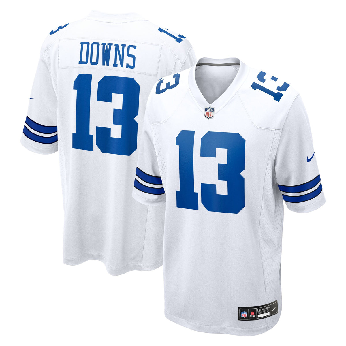 Caleb Downs #13 Dallas Cowboys Jersey - All Stitched - Navy — view 1