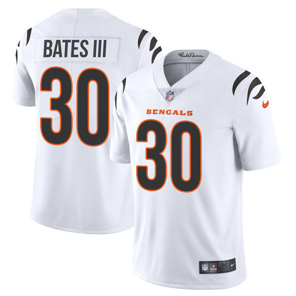 Men's Cincinnati Bengals Player Vapor Limited Jersey - All Stitched - White - Jessie Bates III — view 1