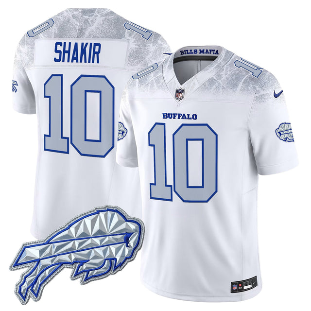 Men's Buffalo Bills 2025 Rivalries Vapor Limited Jersey - All Stitched - Cold Front - Khalil Shakir — view 1