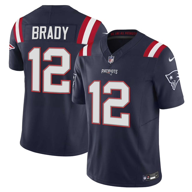 Men's Patriots Vapor Limited Jersey - All Stitched - Navy - Tom Brady — view 1