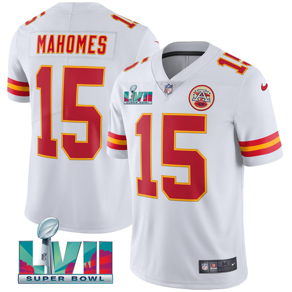 Men's Chiefs Super Bowl LVII Red Gold Vapor Jersey V2 - All Stitched - Red Special - Travis Kelce — view 1
