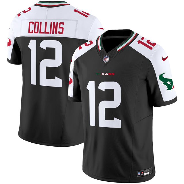 Men's Houston Texans Mexico Vapor Limited Jersey - All Stitched - Alternate - Nico Collins — view 1