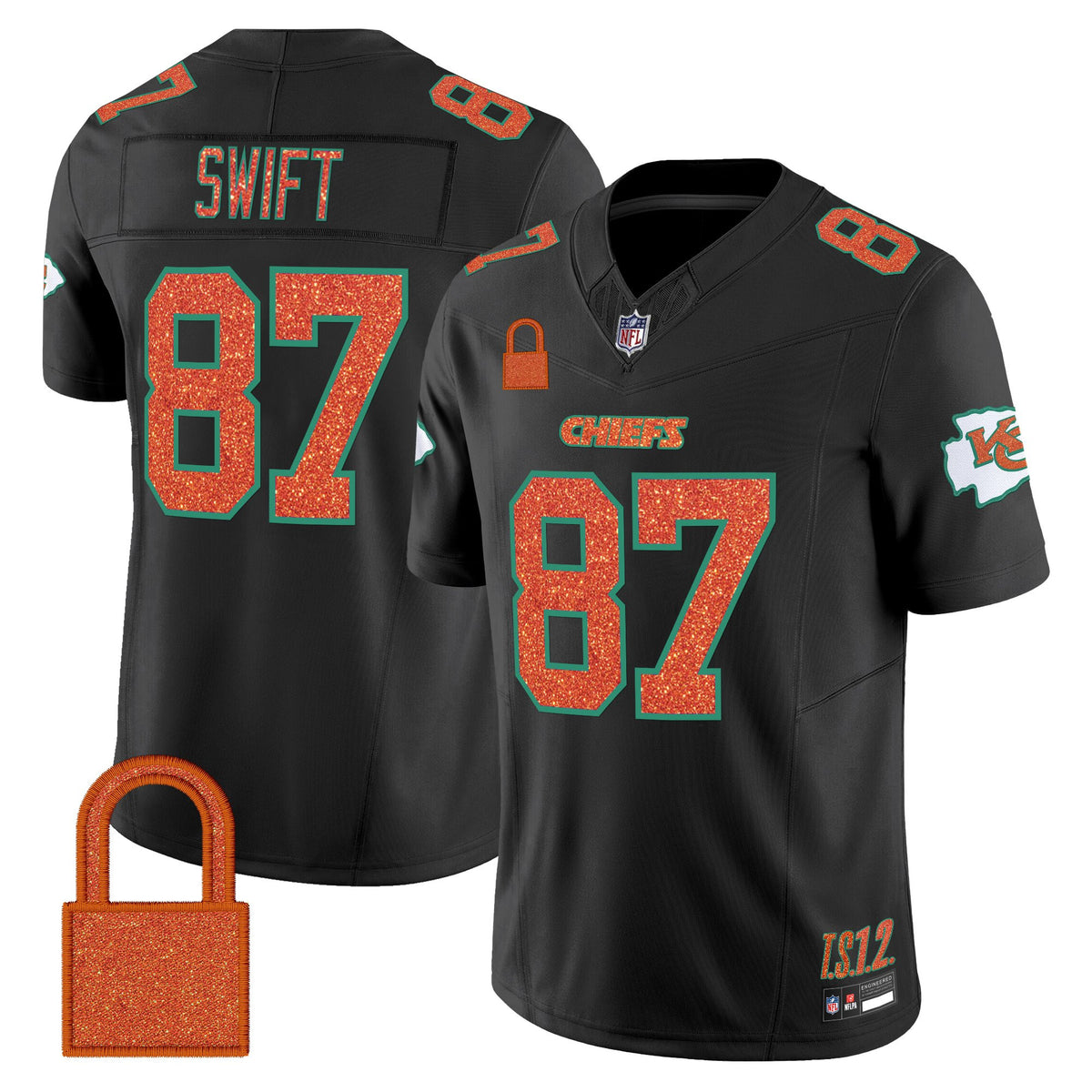 Men's Kansas City Chiefs 'Taylor Swift - TS12 - The Life of a Showgirl' Vapor Limited Jersey - All Stitched — view 1