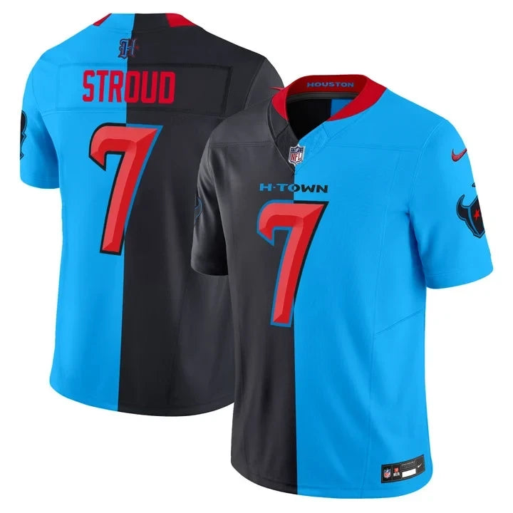 CJ Stroud Houston Texans 2024 Jersey - All Stitched - Split — view 1