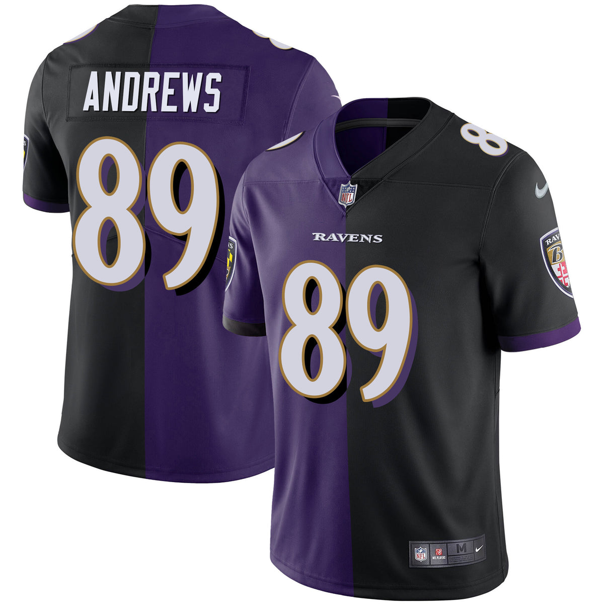 Ravens Split Vapor Jersey - All Stitched - Men - Mark Andrews — view 1
