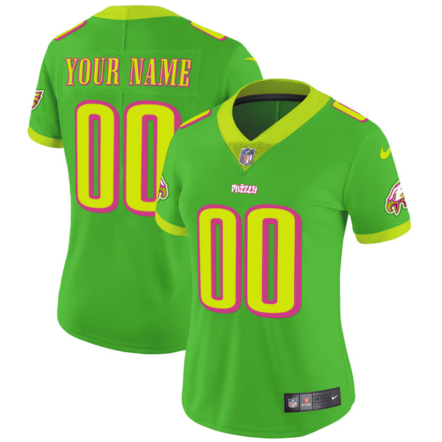 Eagles City Edition Vapor Custom Jersey - All Stitched - City Edition — view 1