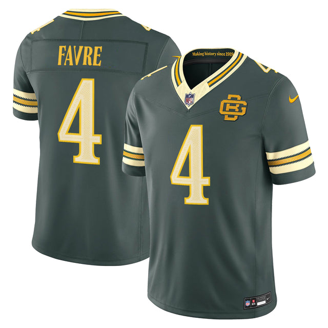 Green Bay Packers 2026 Rivalries Vapor Limited Jersey - All Stitched - Brett Favre — view 1