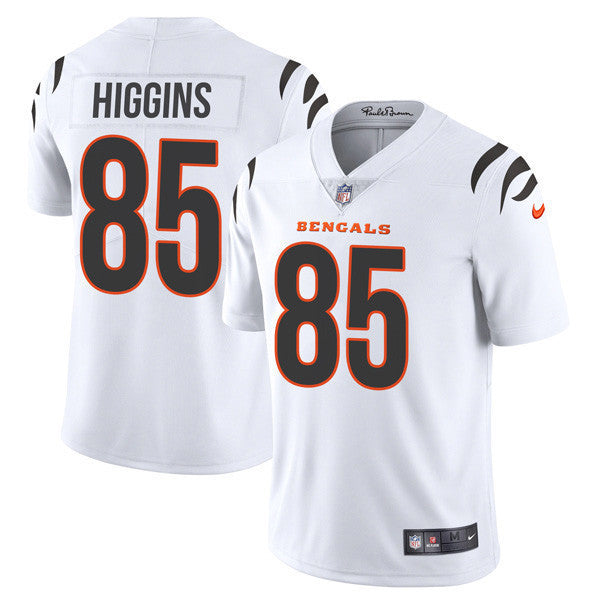 Women's Cincinnati Bengals Player Vapor Limited Jersey - All Stitched - White - Tee Higgins — view 1
