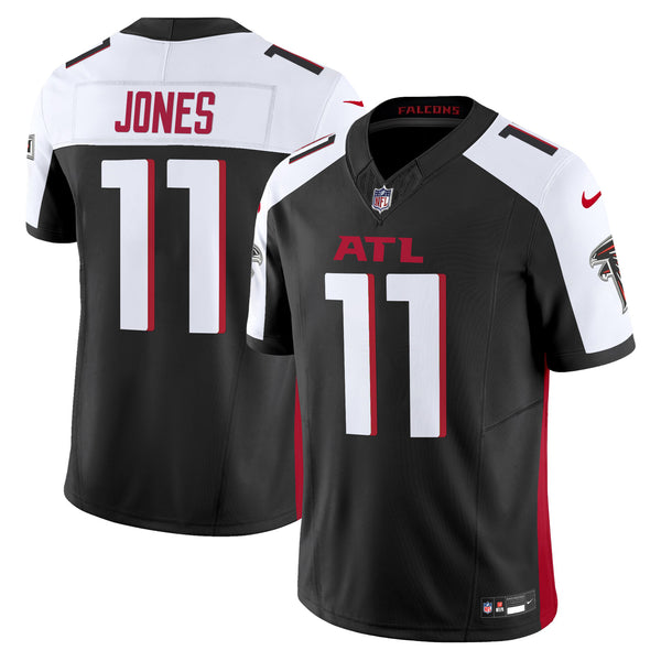 Men's Atlanta Falcons 2024 Vapor Limited Jersey - All Stitched - Black Alternate - Julio Jones — view 1
