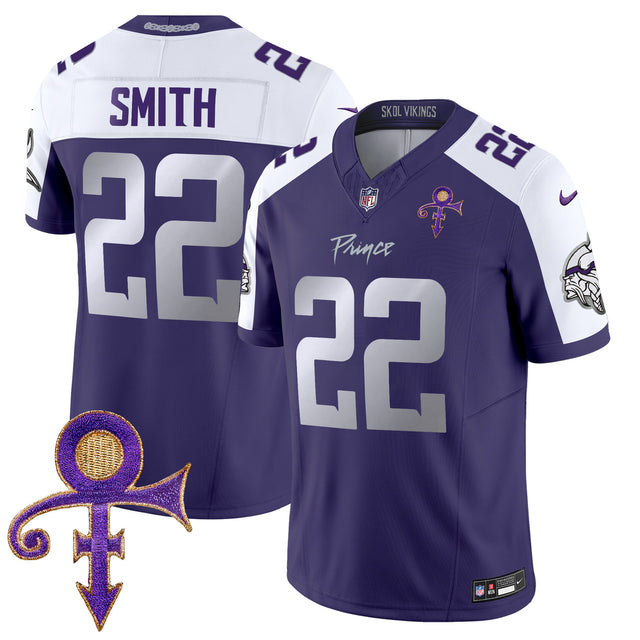 Men's Minnesota Vikings 2024 Prince Vapor Limited Jersey - All Stitched - Purple Alternate - Harrison Smith — view 1