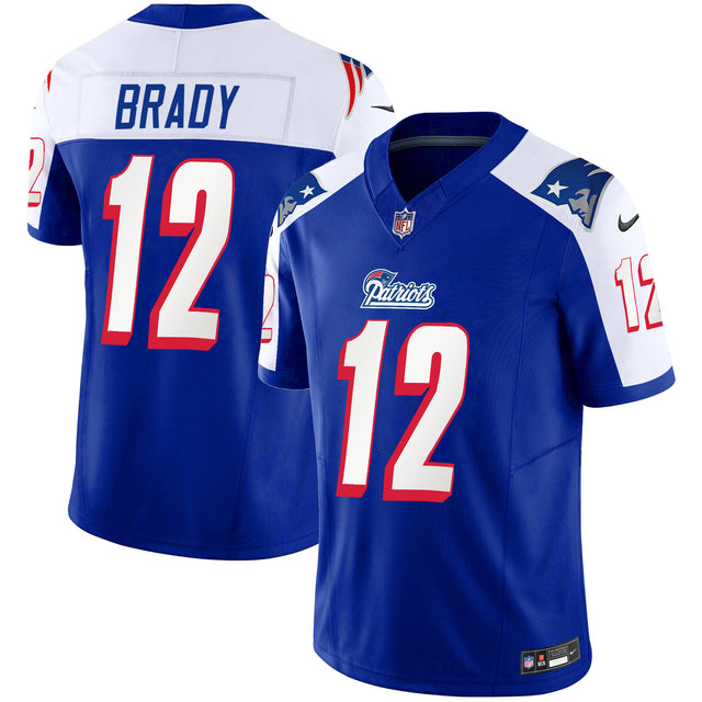 Youth's Patriots 1996 Throwback Limited Vapor Jersey - All Stitched - Alternate - Tom Brady — view 1