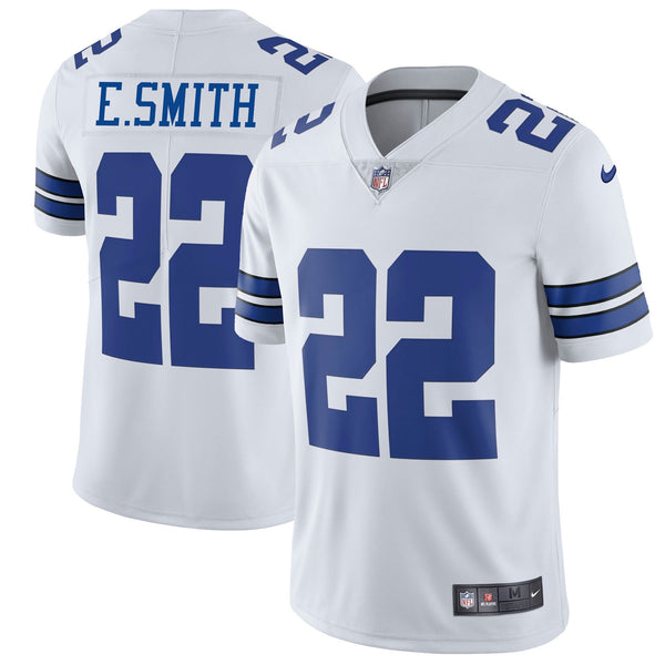Emmitt Smith Dallas Cowboys White Jersey - All Stitched - Emmitt Smith — view 1